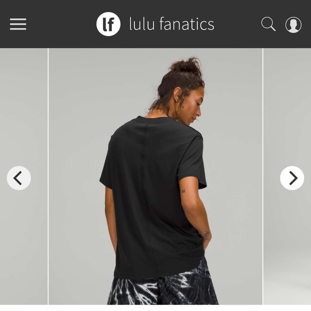 Lululemon Athletica Black Short Sleeve T-Shirt - Picture 2 of 6